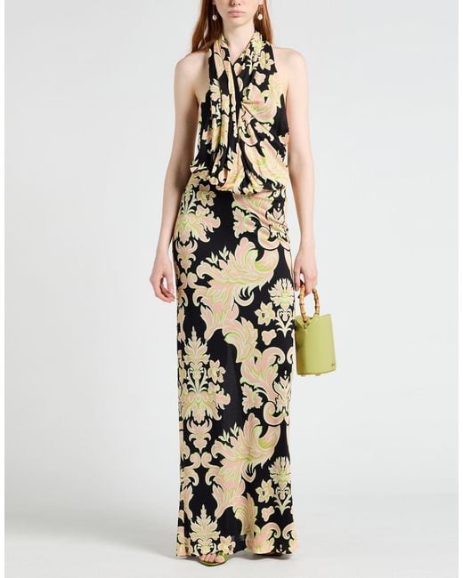 Etro Metallic Maxi Dress