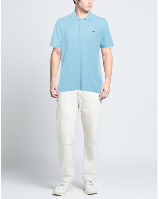 Polo Sandro de hombre de color Blue