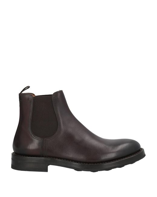 Fabi Brown Ankle Boots Leather for men