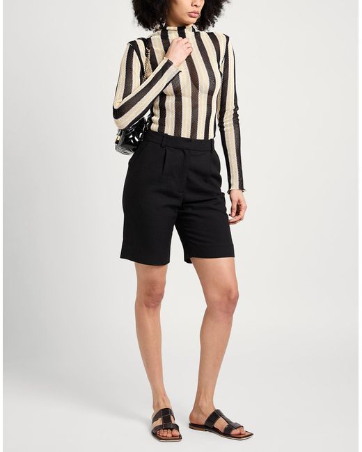 MSGM Black Turtleneck Cotton, Polyester
