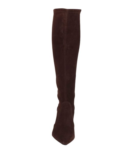 Stuart Weitzman Brown Boot Leather