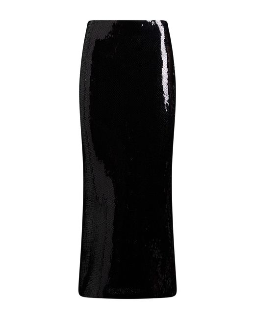 N°21 Black Midi Dress Polyester, Elastane