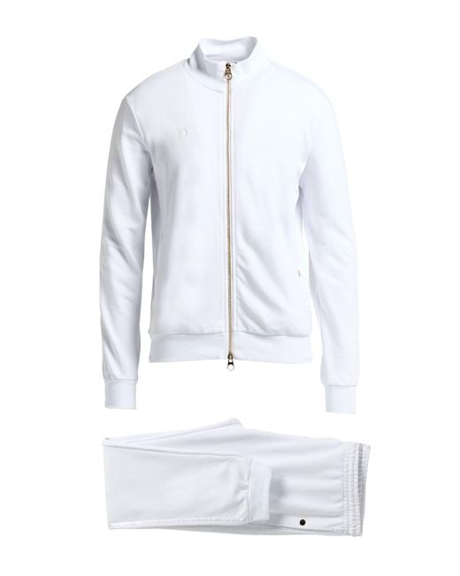 Bikkembergs White Tracksuit for men