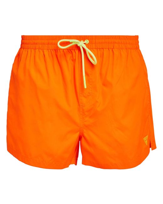 Bañadore tipo bóxer Guess de hombre de color Orange
