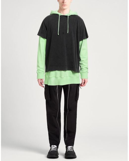 Givenchy Green Charcoal Sweatshirt Cotton for men