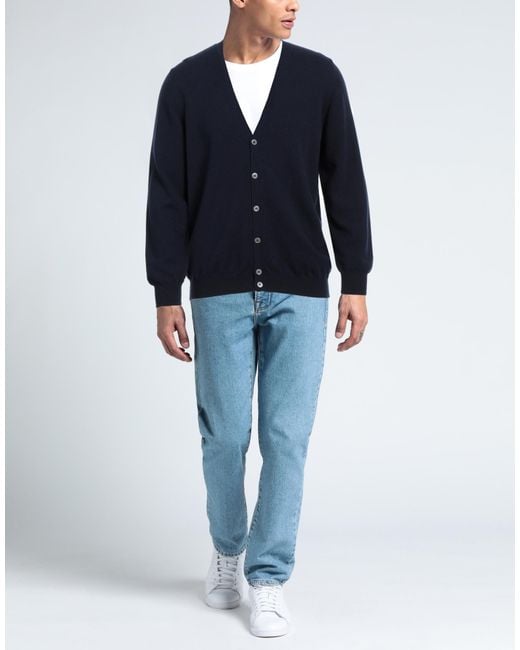 Gran Sasso Blue Cardigan for men