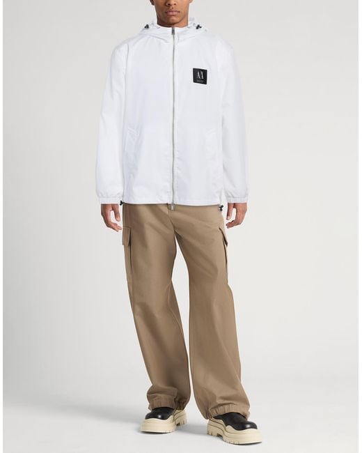 ARMANI EXCHANGE White Jacket for men