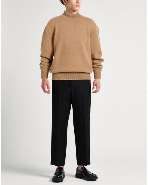 Laneus Brown Turtlenecks for men