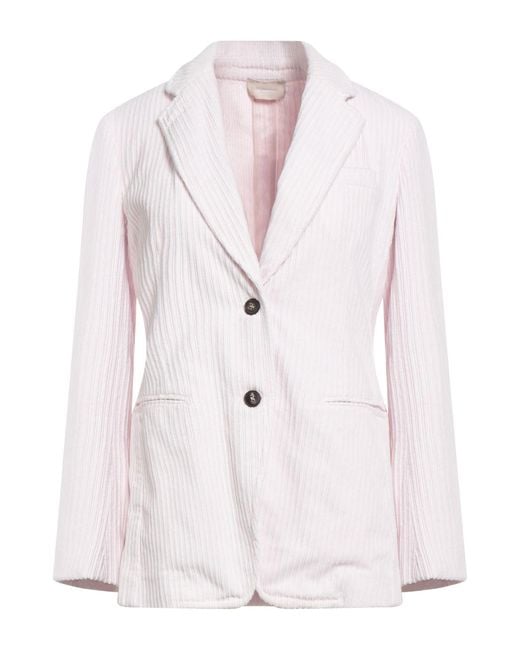 Drumohr White Blazer Cotton