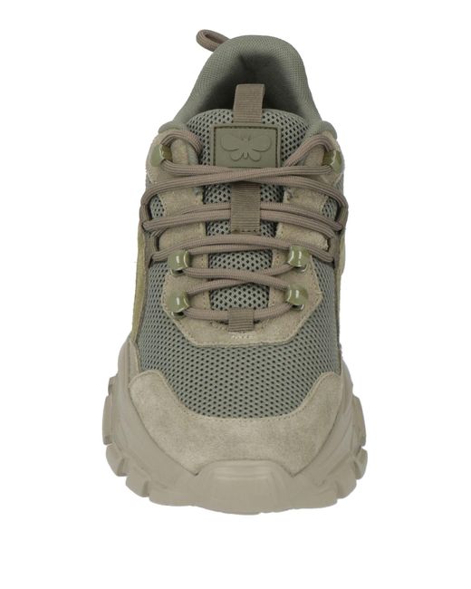 Weekend by Maxmara Green Sneakers Leather, Textile Fibers