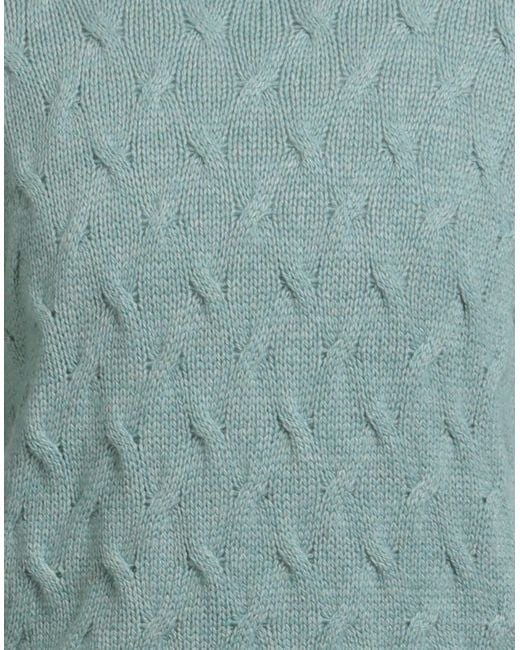FILIPPO DE LAURENTIIS Blue Turtleneck Cashmere for men