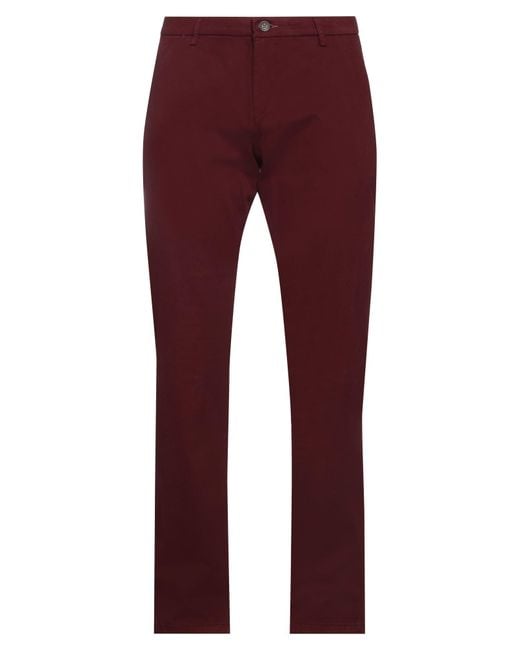 Bugatti Red Pants for men