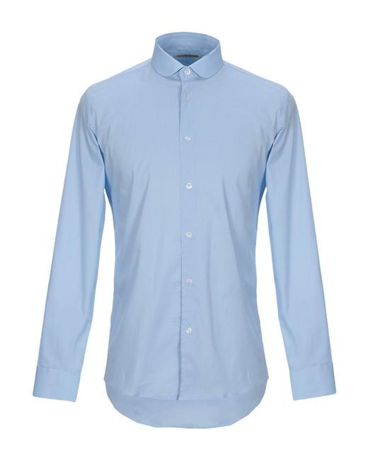 Daniele Alessandrini Blue Shirt for men