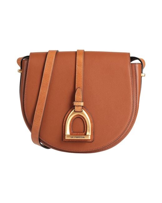 La Martina Brown Cross-Body Bag
