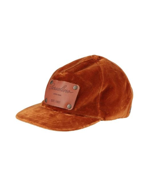 Borsalino Brown Hat for men