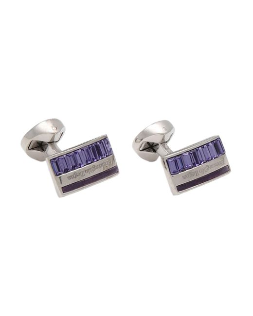 Zegna Blue Cufflinks And Tie Clips for men