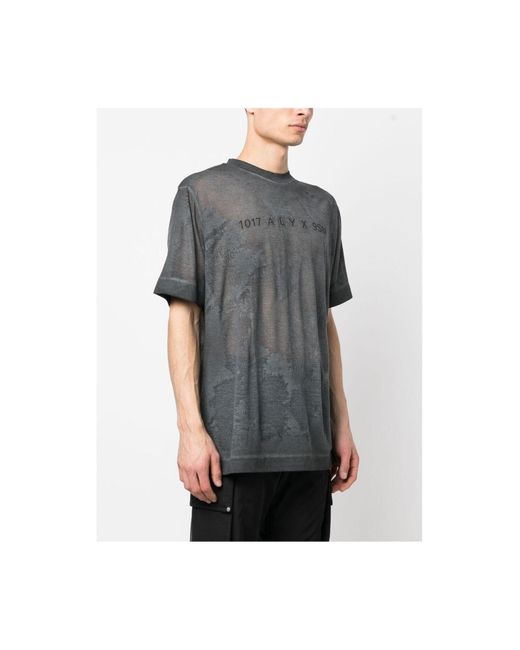 T-shirt di 1017 ALYX 9SM in Gray da Uomo