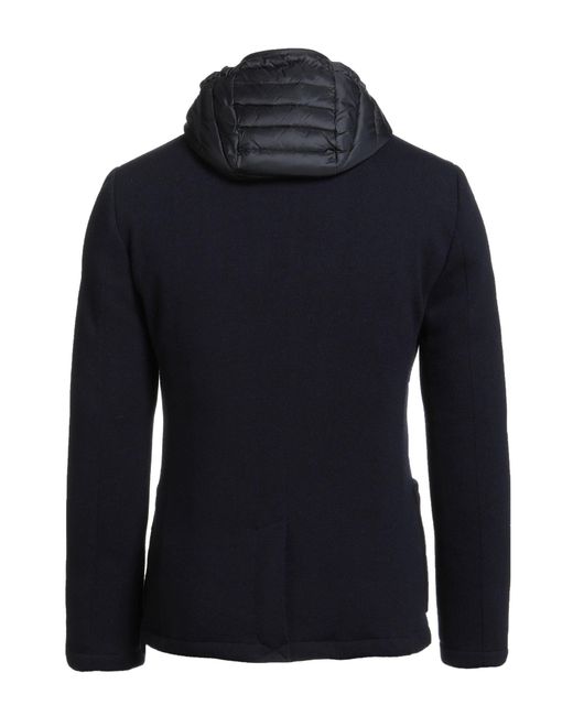 Moorer Blue Blazer Virgin Wool, Cashmere, Polyamide for men