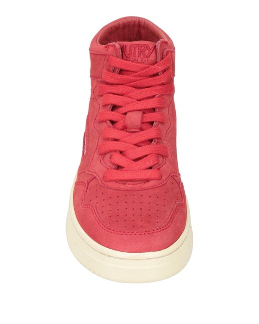 Autry Pink Sneakers Goat Skin