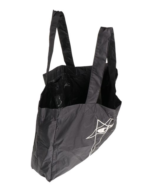 Borsa A Mano di Rick Owens X Champion in Black da Uomo