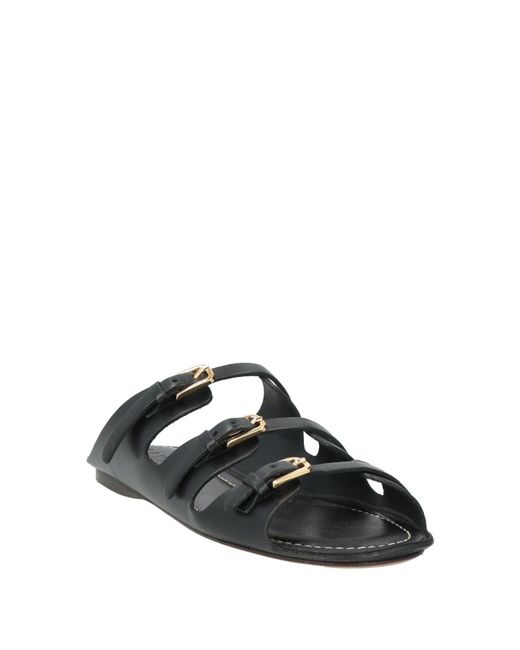 Sandro Black Sandals Leather