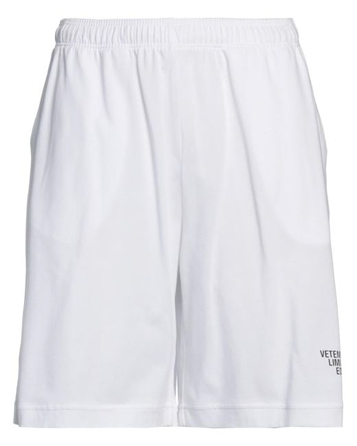 Vetements White Shorts & Bermuda Shorts for men