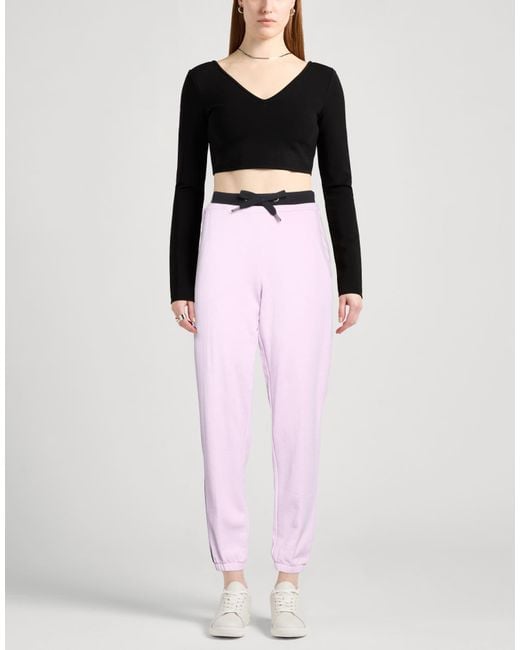 Ice Iceberg Pink Pants Cotton, Viscose