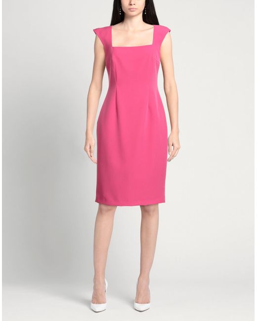 Camilla Pink Midi Dress