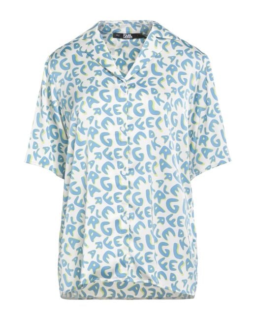 Karl Lagerfeld Blue Shirt