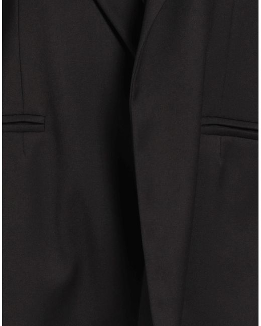 5 PROGRESS Black Blazer Polyester, Viscose, Elastane
