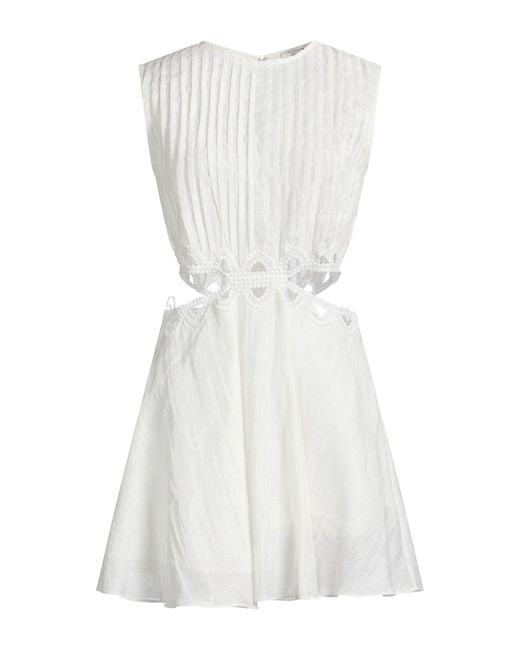 Sandro White Mini Dress