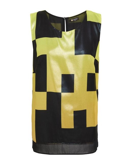 Camilla Black Top Polyester