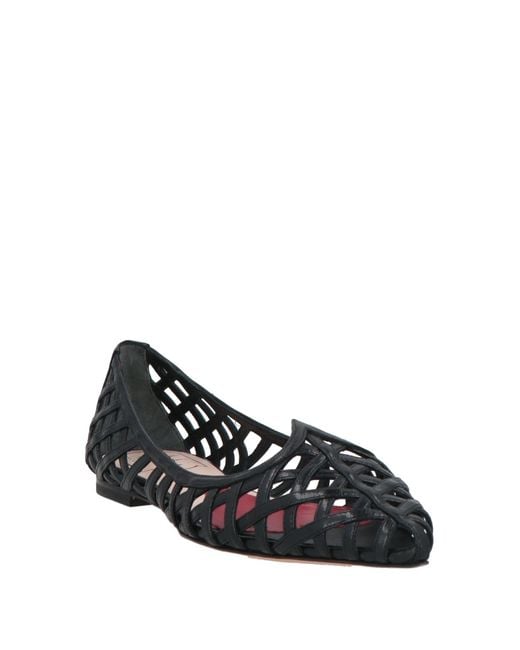 Roger Vivier Black Ballet Flats Leather