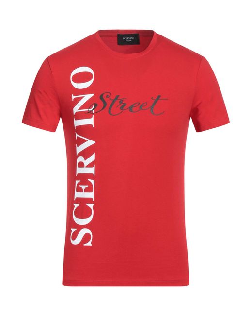 Ermanno Scervino Red T-shirt for men