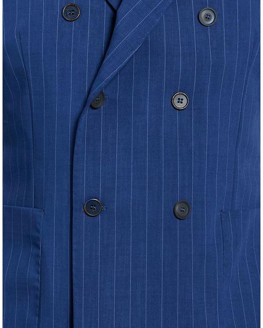 Bob Blue Blazer Polyester, Viscose, Elastane for men