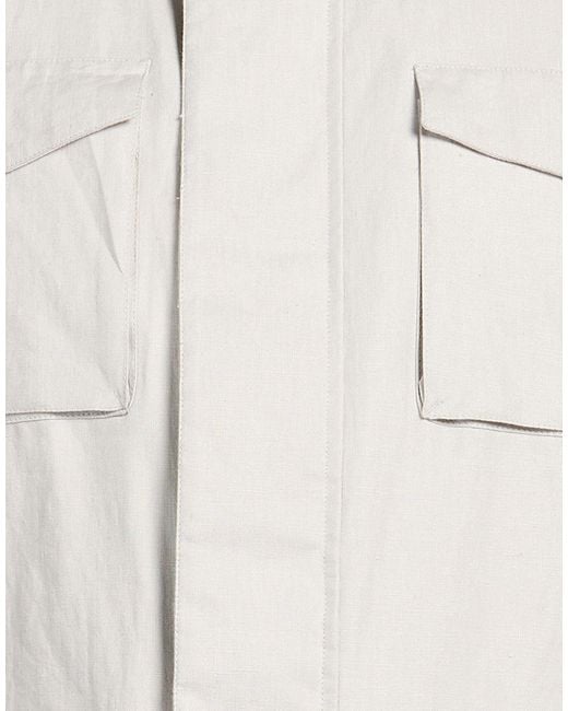 Herno White Light Jacket Linen for men