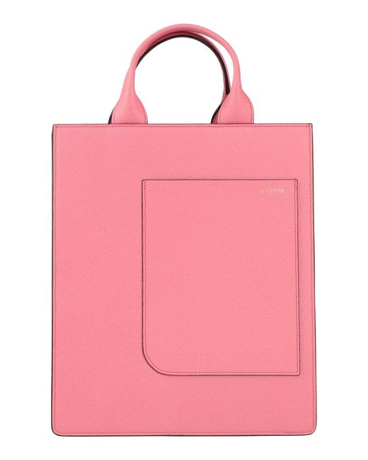 Borsa A Mano di Valextra in Pink