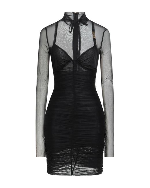 Versace Jeans Couture Black Midi-Kleid