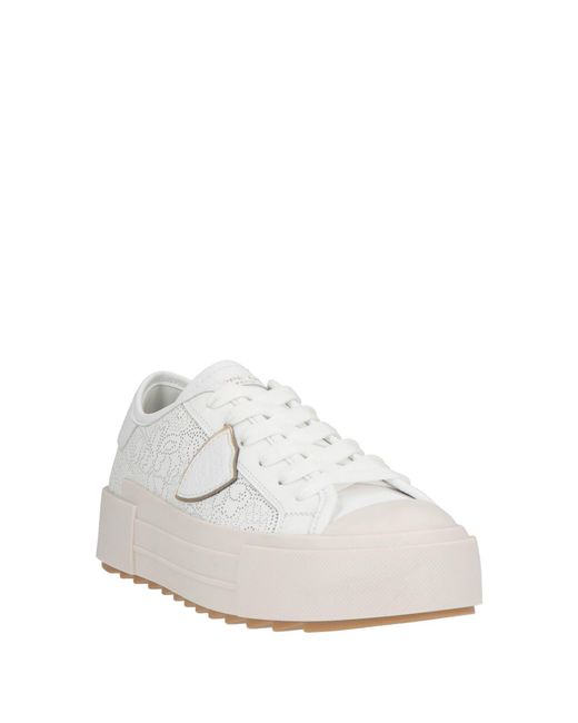 Philippe Model White Sneakers Leather