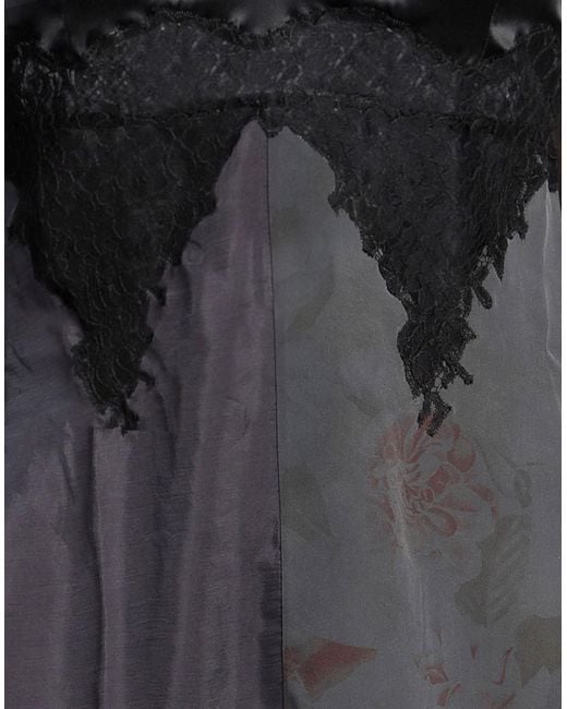 MARINE SERRE Black Midi-Kleid