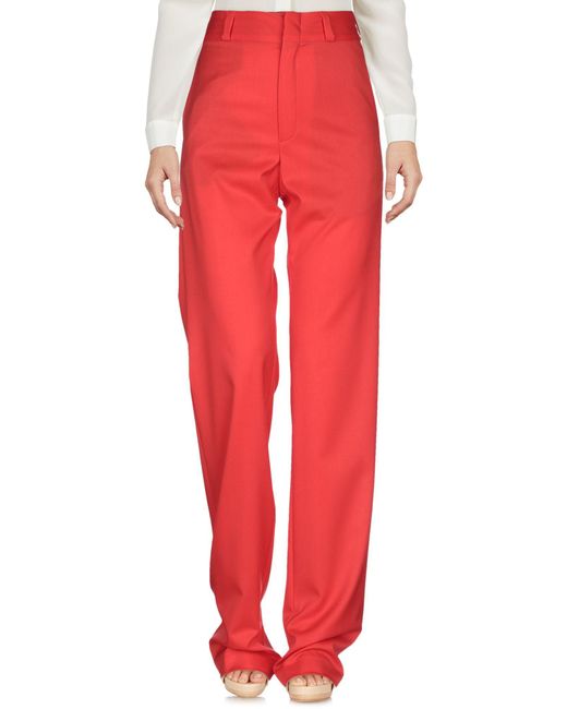 Vetements Red Trouser