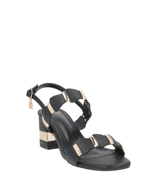 Laura Biagiotti Black Sandals Synthetic Fibers