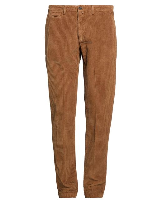 Briglia 1949 Brown Pants Cotton, Elastane for men