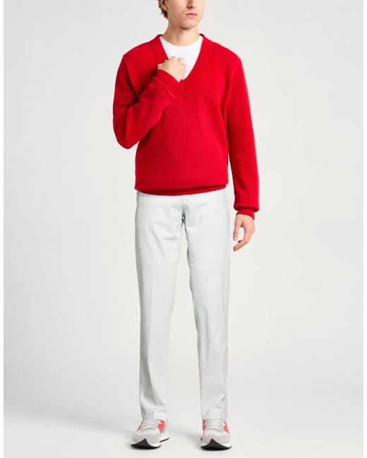 Antony Morato White Pants Cotton, Elastane for men