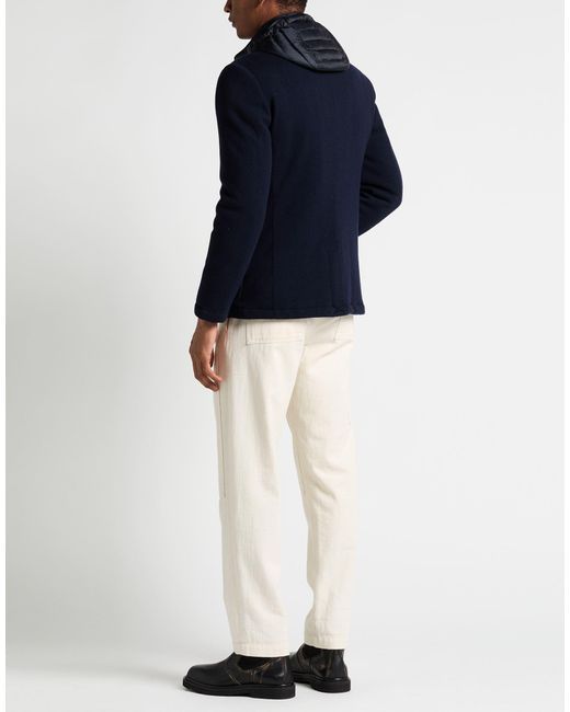 Moorer Blue Blazer Virgin Wool, Cashmere, Polyamide for men