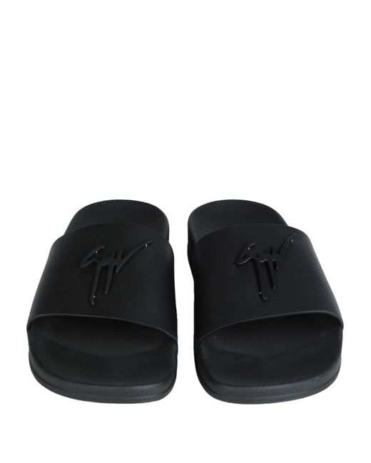 Giuseppe Zanotti Black Sandals for men