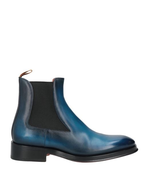 Santoni Stiefelette in Blue für Herren