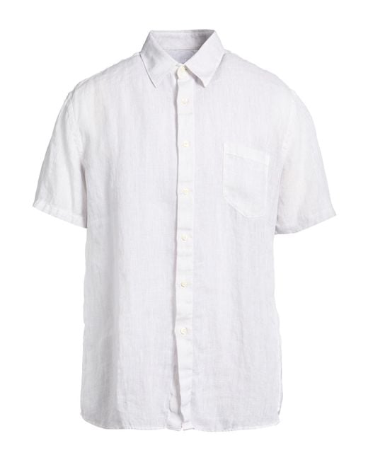 120% Lino White Shirts for men