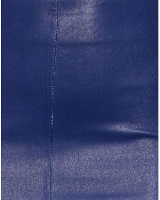 Jitrois Blue Midi Skirt Lambskin