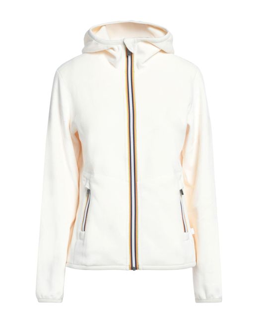Felpa di K-Way in White
